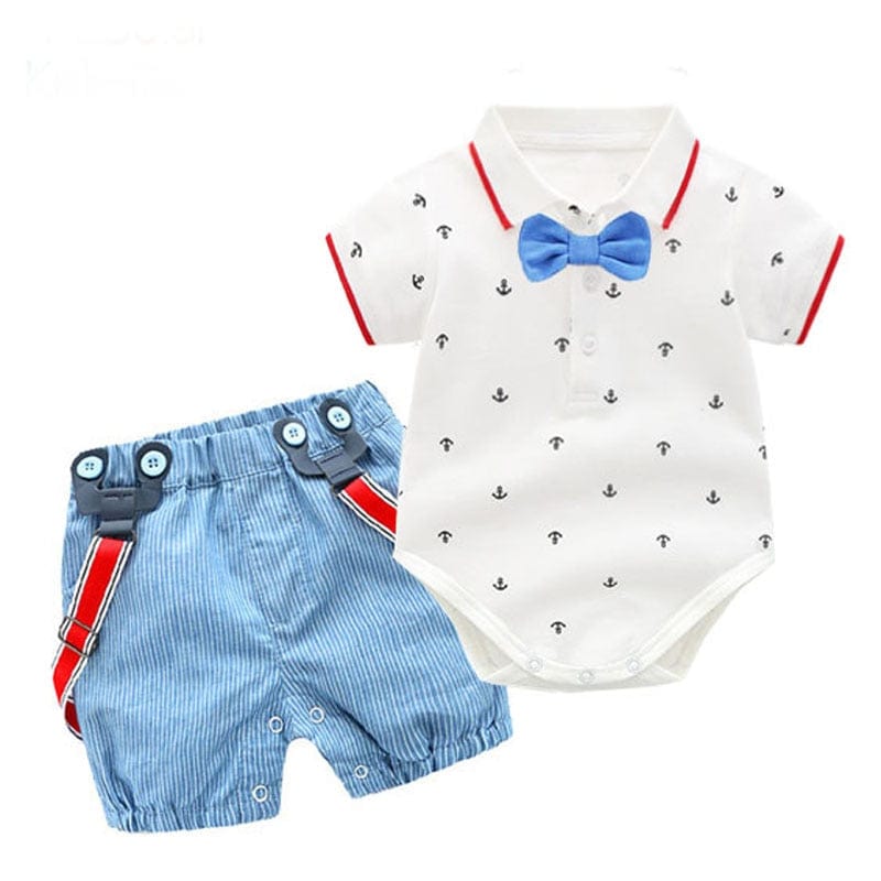 Tenue de fête ou anniversaire bébé à bretelles - BabyGlam