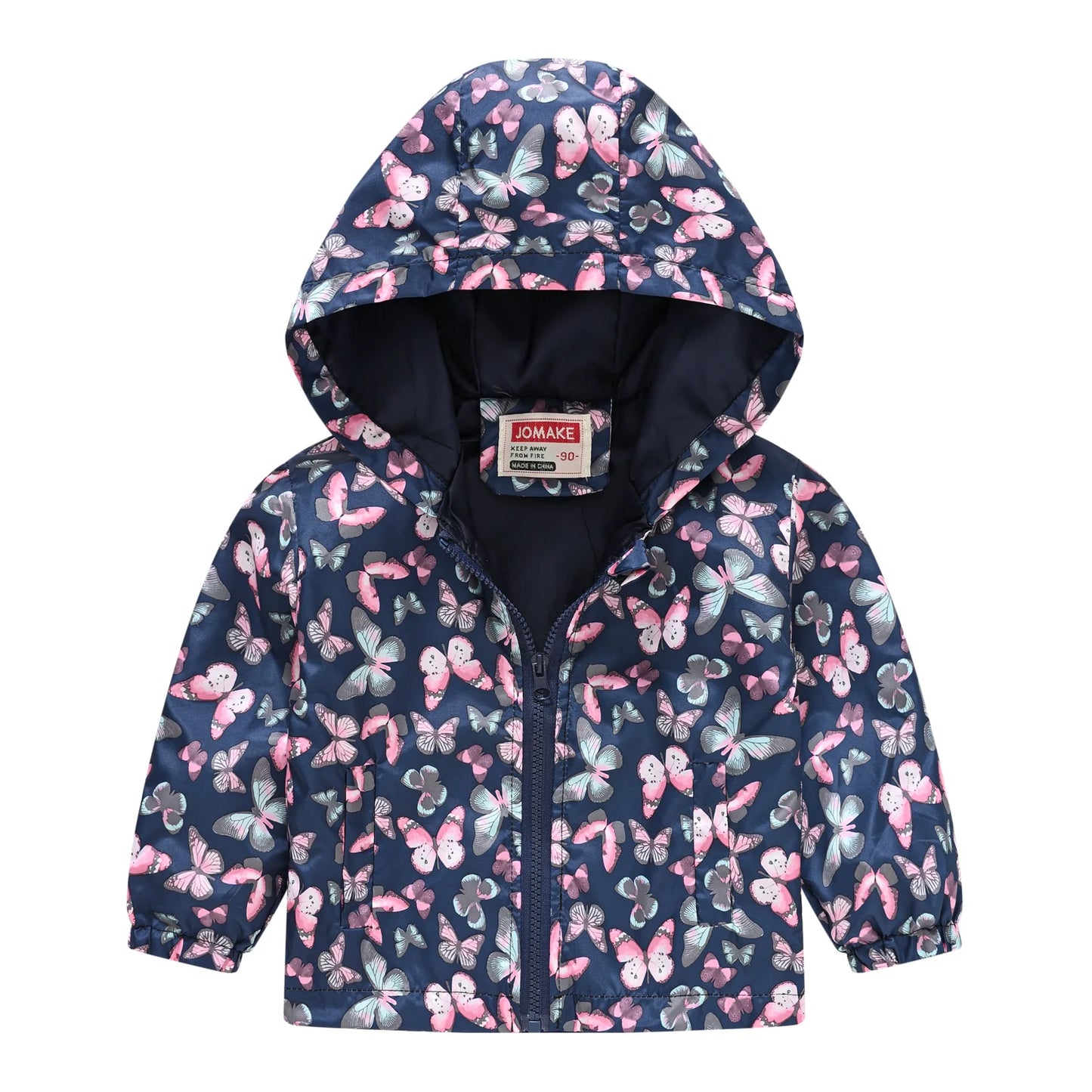 Veste Enfant Imperméable et Coupe-Vent avec Capuche et Zip - VentProtégé