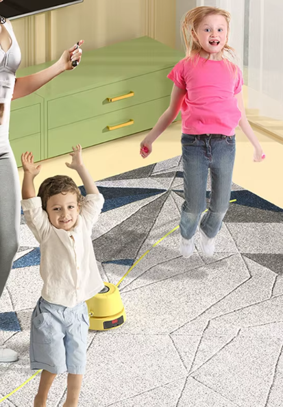 Corde à Sauter Interactive Enfant avec Télécommande – Jeu Ludique et Actif (3 à 8 ans) - Jeucorde