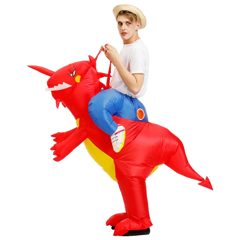 Costume dinosaure gonflable adulte ou monture dino - DinoAventure
