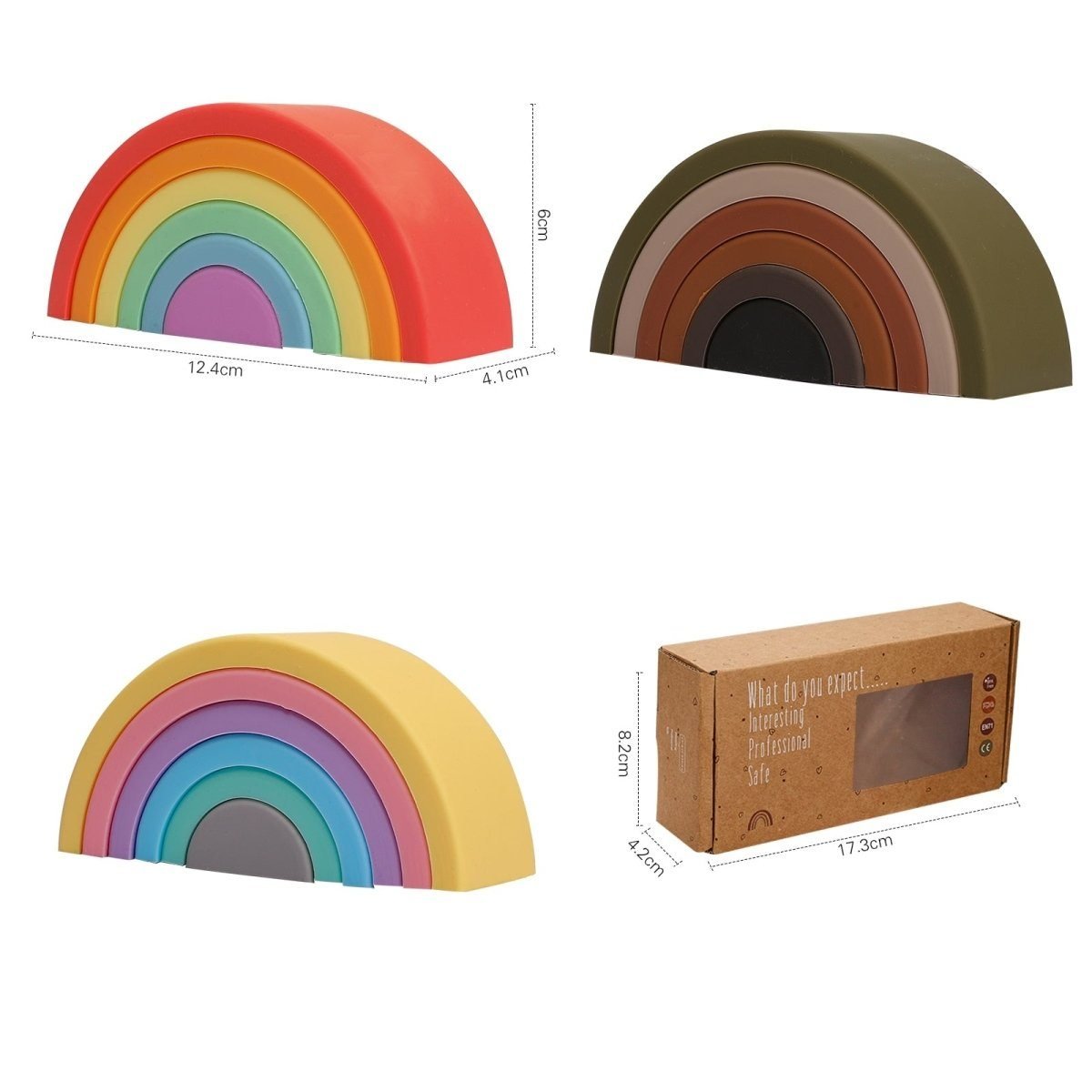 Jouet Éducatif Montessori Arc-en-Ciel - Arcimagi