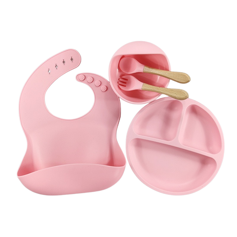 Ensemble Repas Bébé Silicone 5 pièces - BabyMealSet