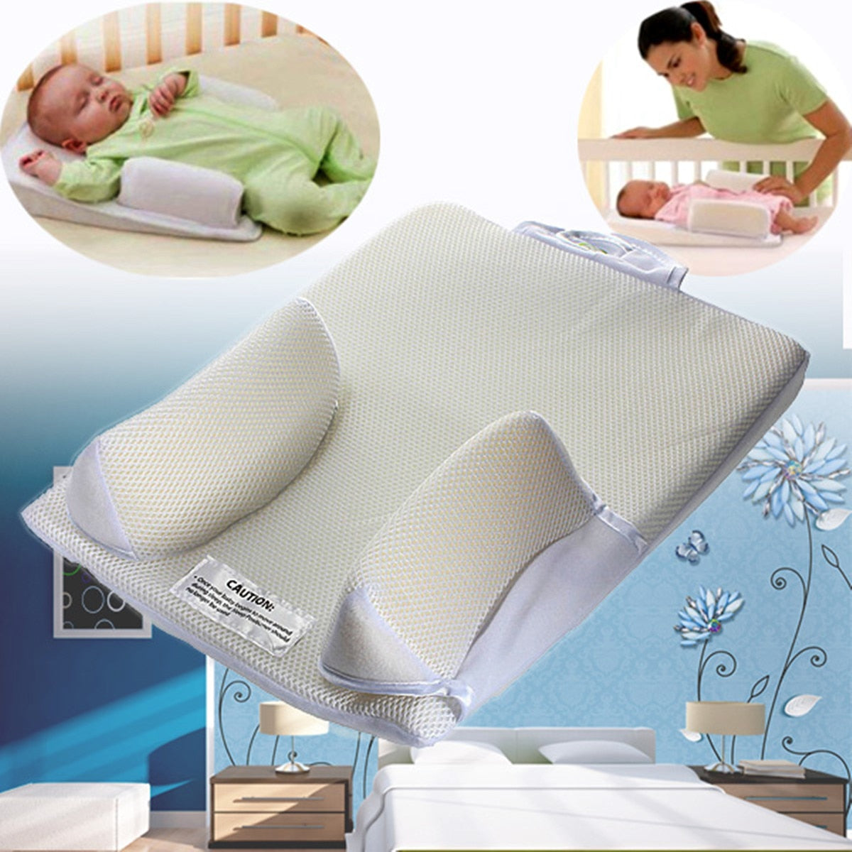 Coussin Anti-Roulement Ergonomique et Ventilé - DreamNest Bébé