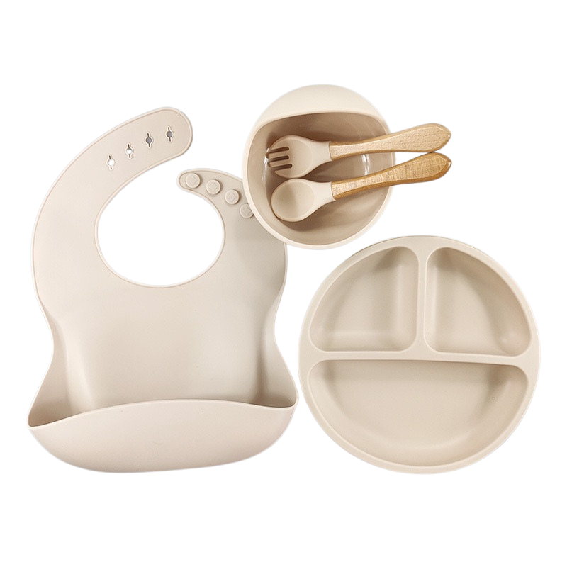 Ensemble Repas Bébé Silicone 5 pièces - BabyMealSet