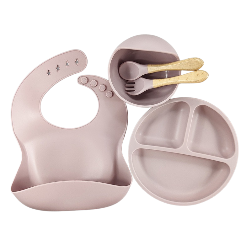 Ensemble Repas Bébé Silicone 5 pièces - BabyMealSet