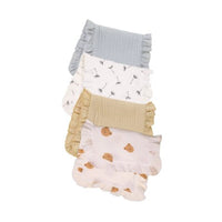 Chiffons d’épaule en mousseline coton bébé (lot de 4) – Douxelia
