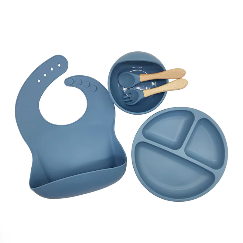 Ensemble Repas Bébé Silicone 5 pièces - BabyMealSet