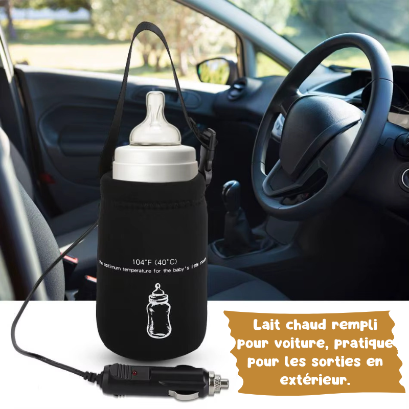 Chauffe-Biberon Portable pour Voiture et Déplacements - WarmyGo