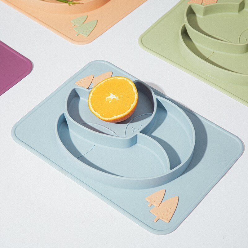 Assiette Antidérapante en Silicone - BabyMiam