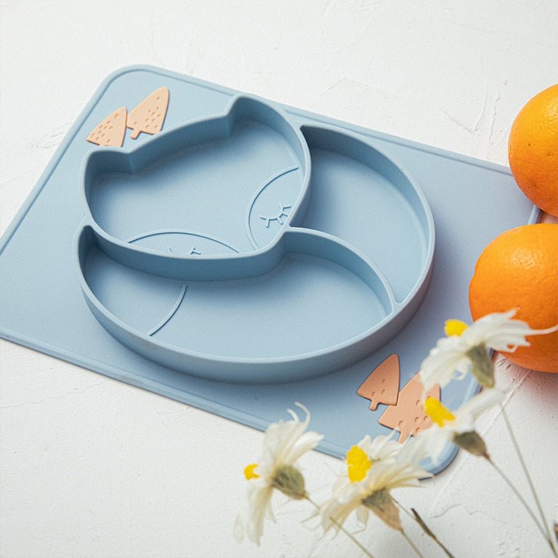 Assiette Antidérapante en Silicone - BabyMiam