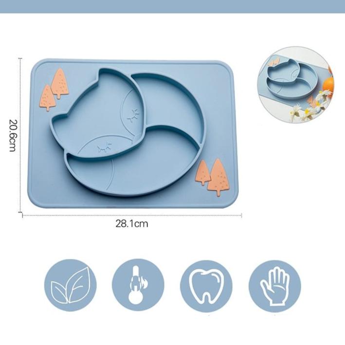 Assiette Antidérapante en Silicone - BabyMiam