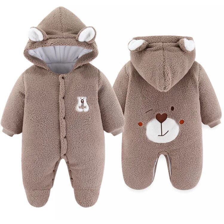 Barboteuse Ourson Hiver pour Bébé - BearBébé