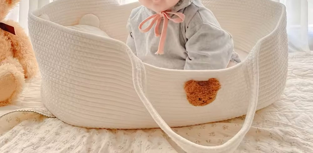 Berceau bébé en Corde de Coton Portable - CotonNest -