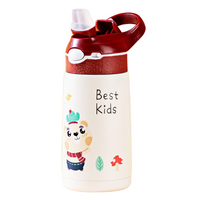 Bouteille isotherme enfant à paille - ThermoDino