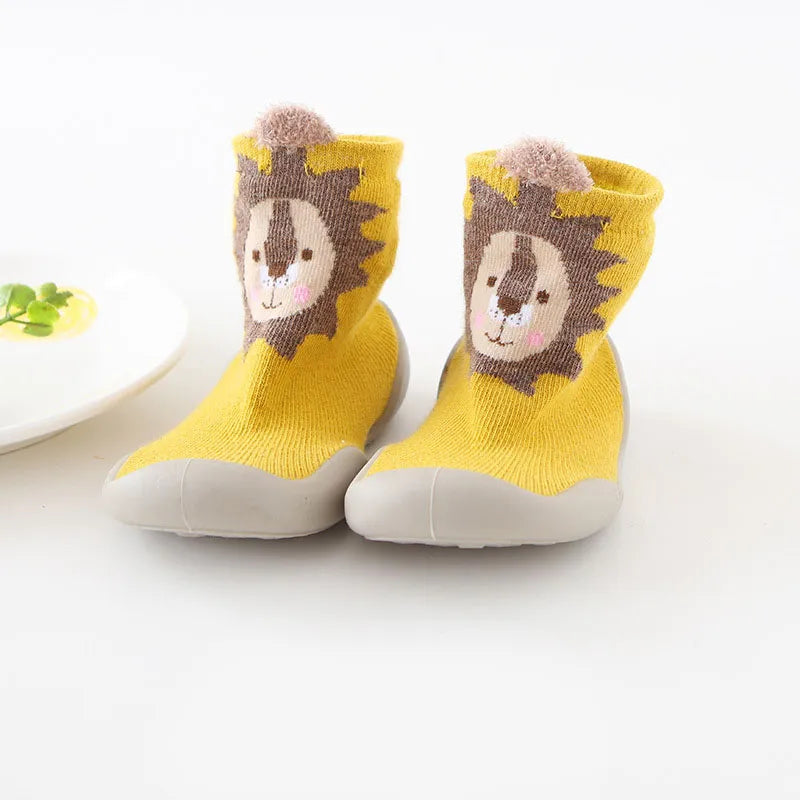 Chaussettes Antidérapantes en Coton pour Bébé 0 à 4 Ans - ChaussettesAntiGlisseDouces