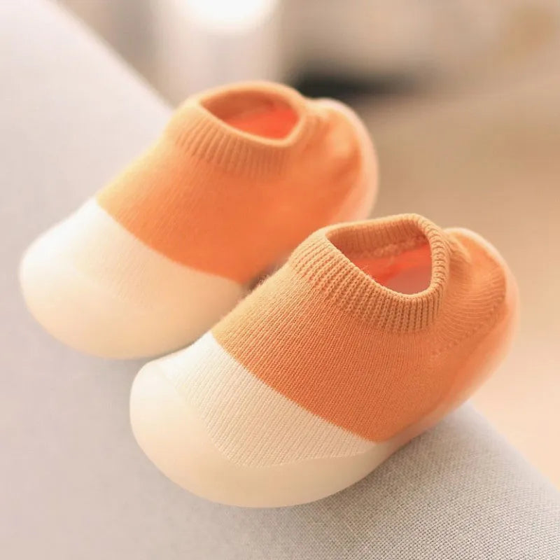 Chaussettes Antidérapantes en Coton pour Bébé 0 à 4 Ans - ChaussettesAntiGlisseDouces