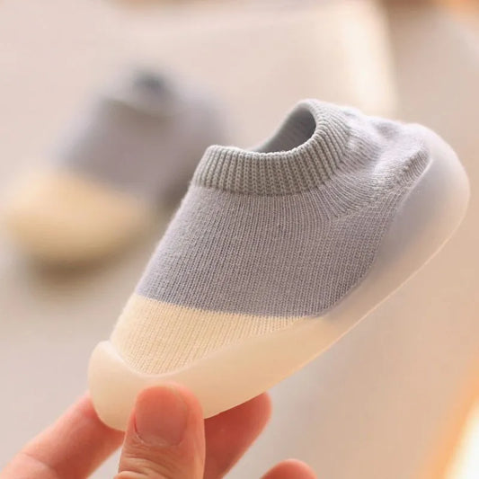 Chaussettes Antidérapantes en Coton pour Bébé 0 à 4 Ans - ChaussettesAntiGlisseDouces