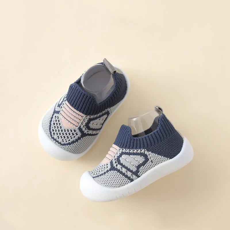 Chaussons Bébé Antidérapants Style Sneakers – Premiers Pas Souples et Confortables (0 à 4 ans) - SoftPas