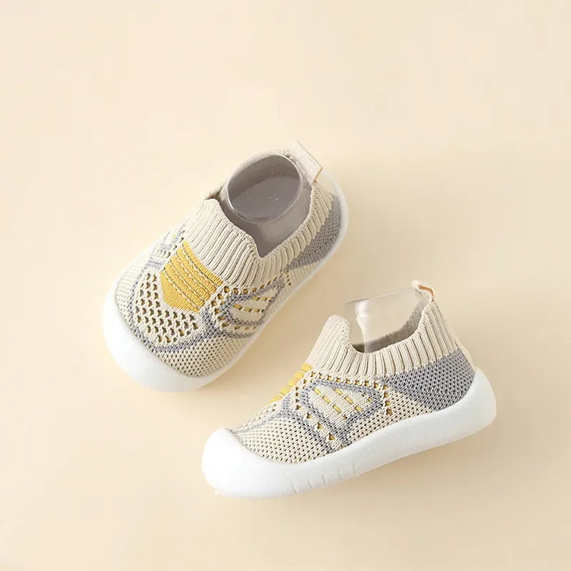 Chaussons Bébé Antidérapants Style Sneakers – Premiers Pas Souples et Confortables (0 à 4 ans) - SoftPas