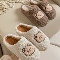 Chaussons Douceur Ourson Marron- ConfoDouceur