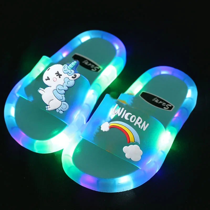 Chaussons Enfants Licorne LED - SandaleLicorne