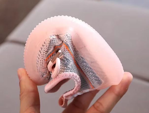 Chaussures Enfant LED en Coton avec Semelle en Caoutchouc – ChaussuLed