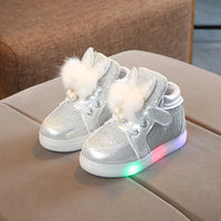 Chaussures LED pour Enfants avec Paillettes et Respirabilité - LEDKids