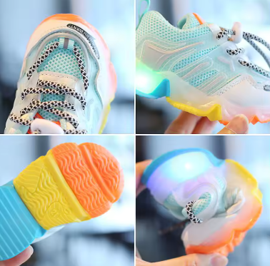 Chaussures Lumineuses et Respirantes pour Enfants - LEDFluo