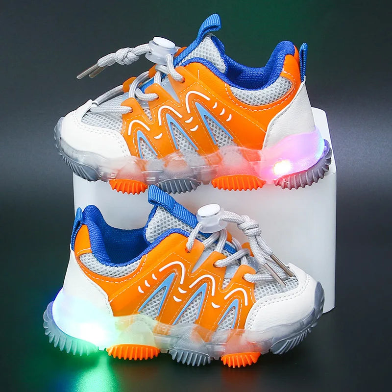 Chaussures "LuminoRun" pour enfant et bébé  – Sneakers LED Respirantes
