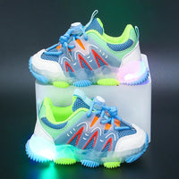 Chaussures "LuminoRun" pour enfant et bébé  – Sneakers LED Respirantes