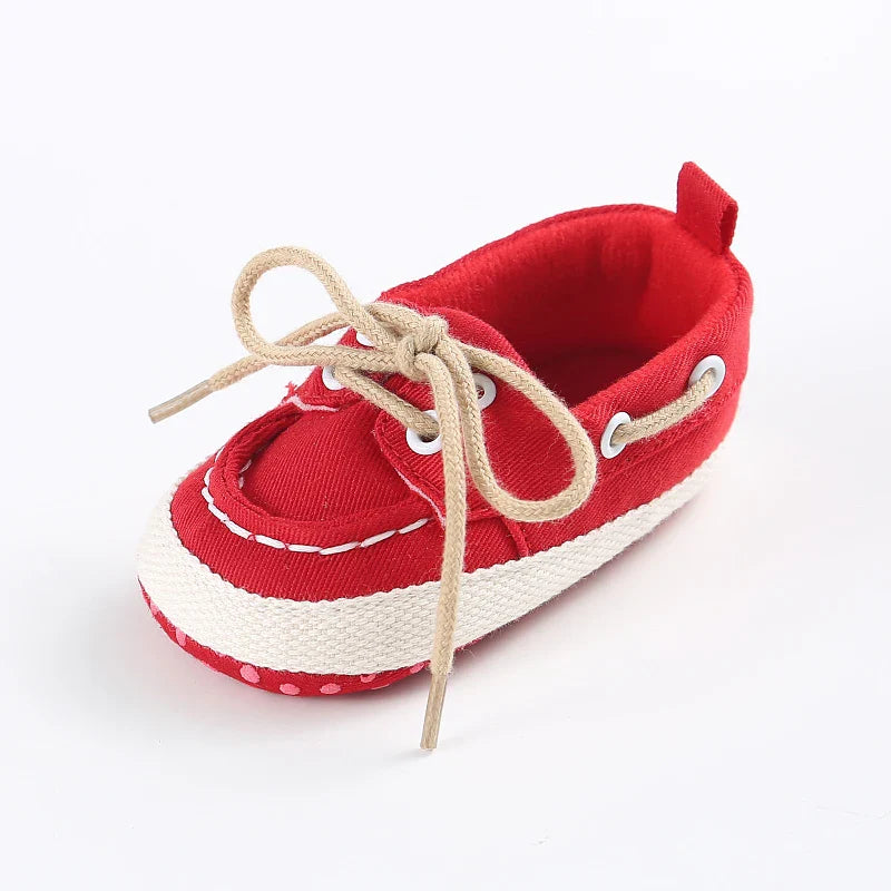 Chaussures Premiers Pas Bébé en Toile Multicolore - ToilePas