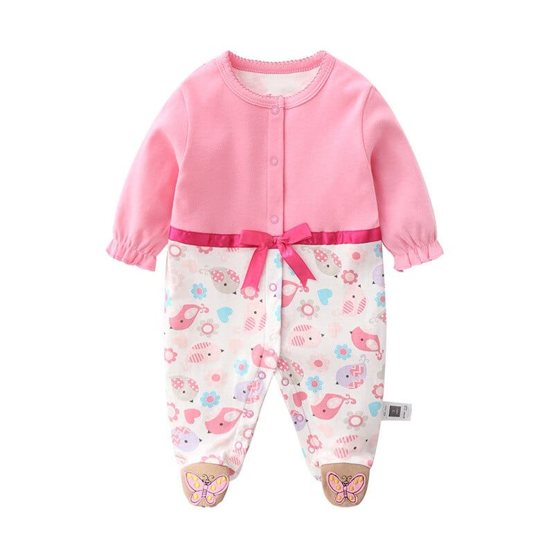 Combinaison bébé fille en coton - Cotonbébé