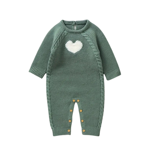 Combinaison bébé hiver Petit Coeur- ChaleurCâline