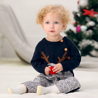 Combinaison bébé laine Noël hiver - Tricochaud