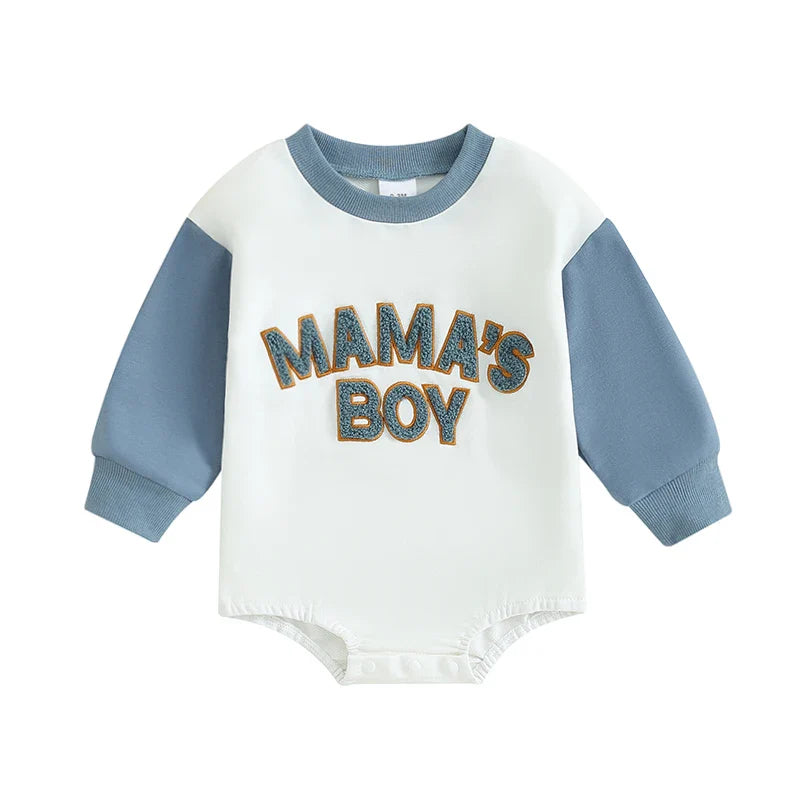 Combinaison en coton pour bébé "Mama's Boy"  - Mamaboy