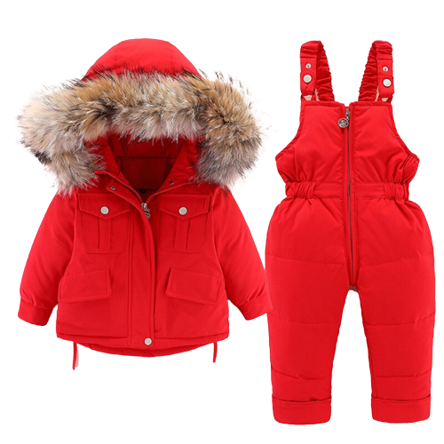 Combinaison ski bébé hiver avec doudoune - NeigeLuxe