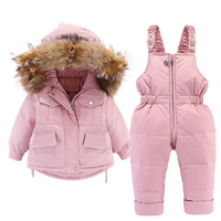 Combinaison ski bébé hiver avec doudoune - NeigeLuxe