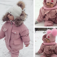 Combinaison ski bébé hiver avec doudoune - NeigeLuxe