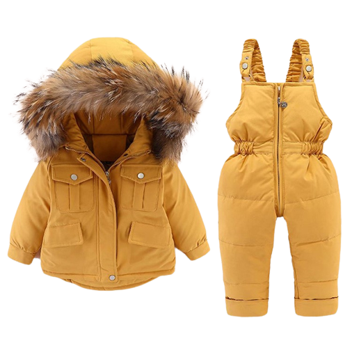 Combinaison ski bébé hiver avec doudoune - NeigeLuxe