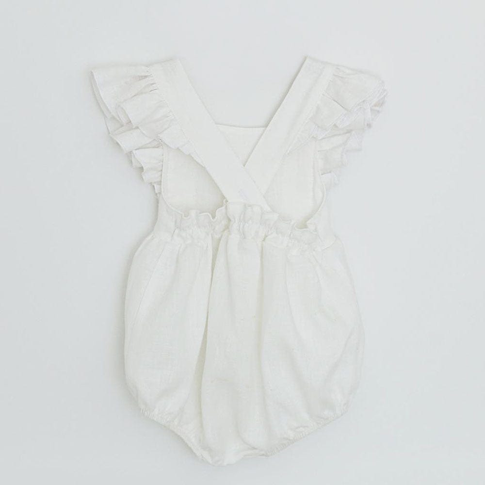 Combinaison vintage à volants cute bébé fille - BarboVintage