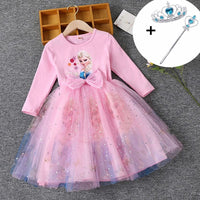 Costume Reine des Neiges avec accessoires pour fille- ReineMagique