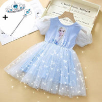 Costume Reine des Neiges avec accessoires pour fille- ReineMagique