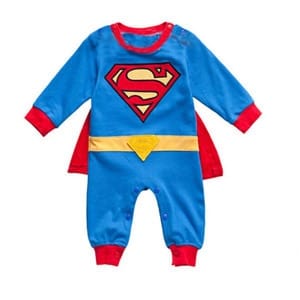 Costume Superman bébé avec cape pour Carnaval - SuperMini