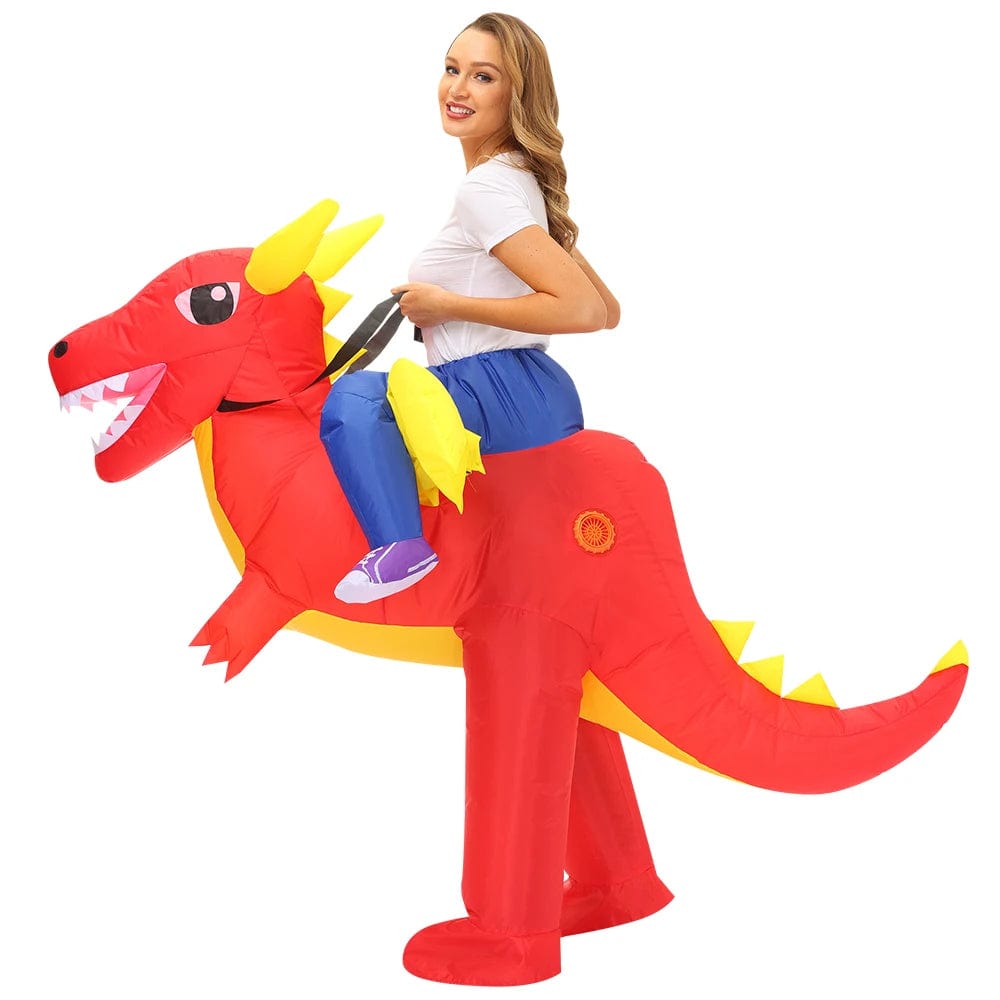 Costume dinosaure gonflable adulte ou monture dino - DinoAventure