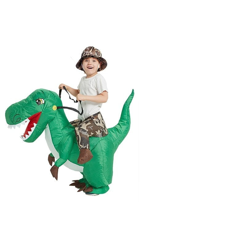 Costume dinosaure gonflable de carnaval