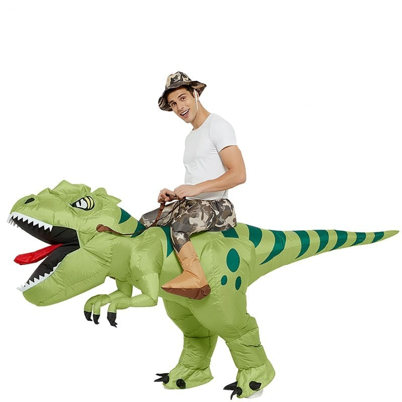 Costume dinosaure gonflable de carnaval