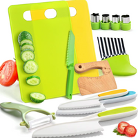 Couteau Enfant Sécurisé en Plastique – Apprentissage de la Cuisine (3+ ans) - CouPlast