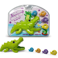 Crocodile 4 Petits Poissons Flottants, Jouet de Bain pour Enfant,3+ Ans - JouetBain