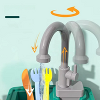 Cuisine de Jeu pour Enfants avec Robinet d’Eau Réaliste – Jouet Éducatif en Plastique Sécurisé - Evijeu