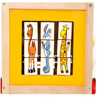 Déambulateur en bois avec jeux éducatifs - BabyWood